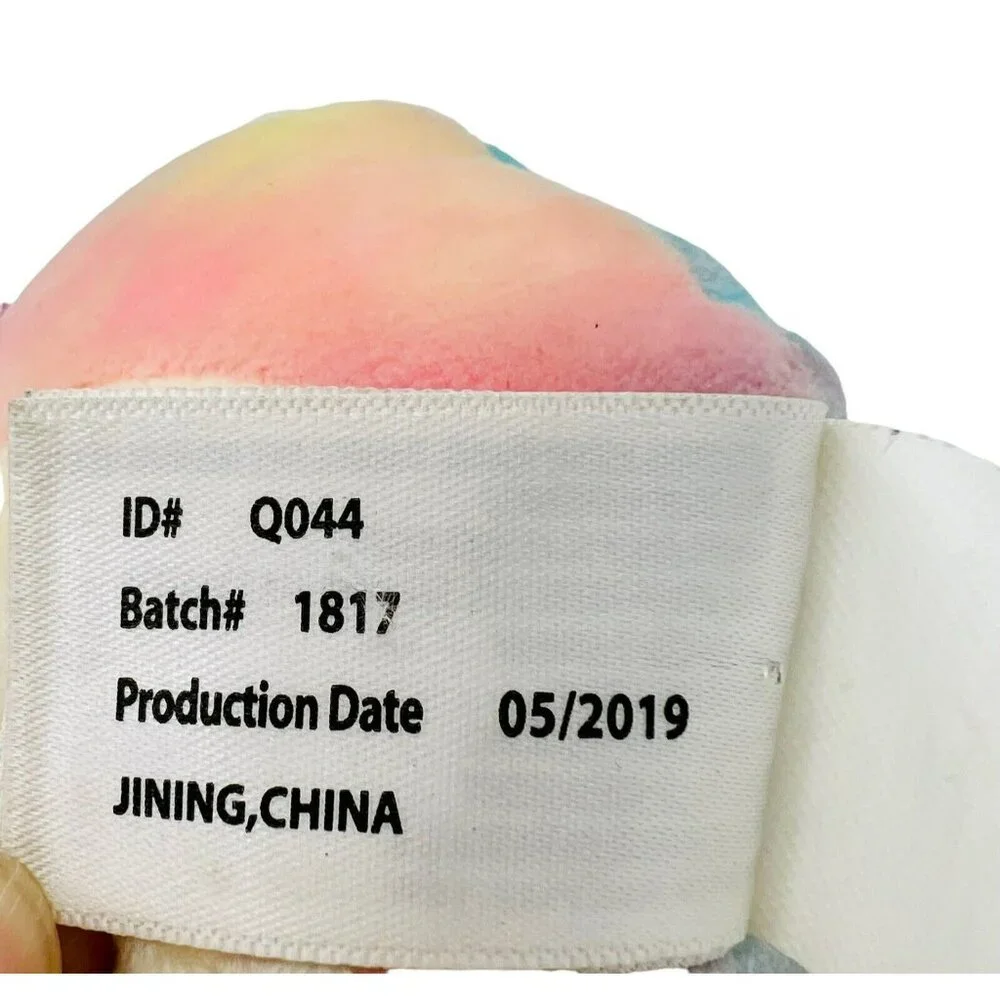 Kellytoy‎ Squishmallows Esmerelda Clip On Keychain Backpack 2019 Unicorn Tie Dye